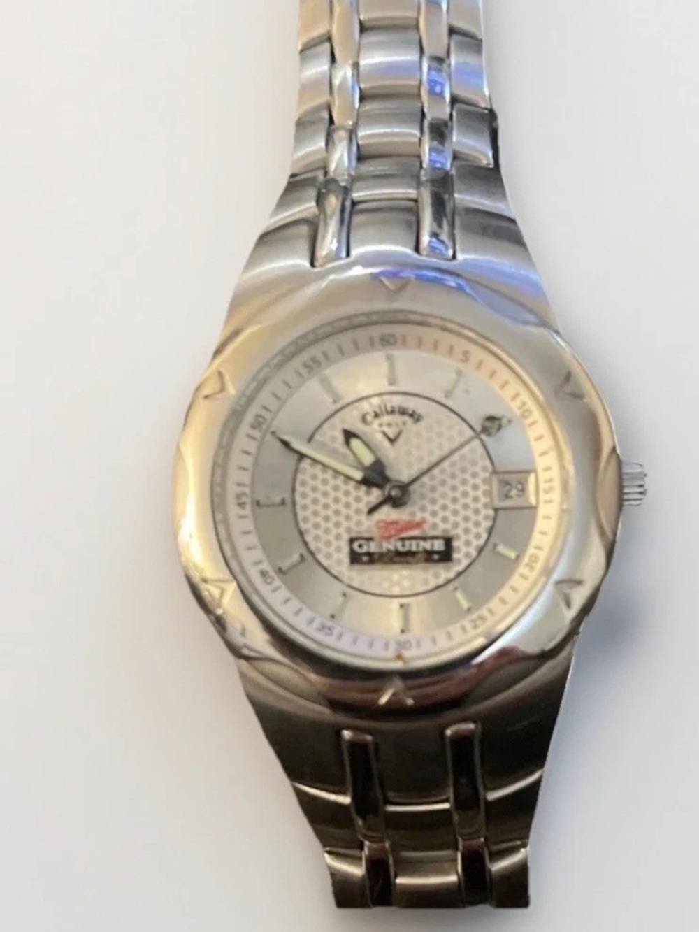 Callaway Silver Men's Stainless Watch with Silver Dial